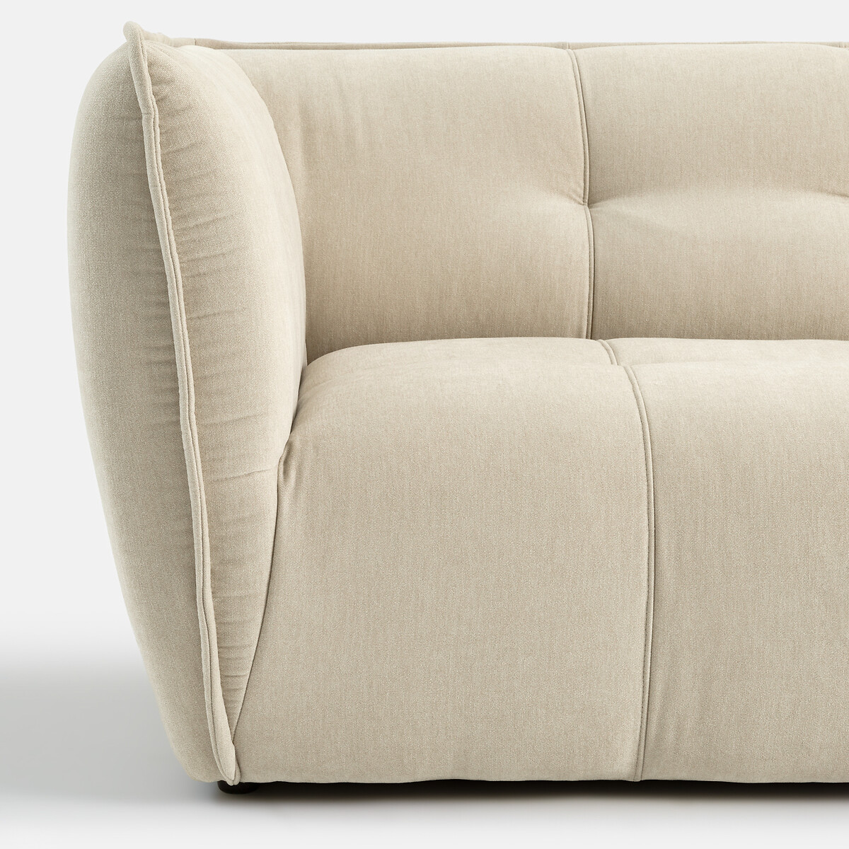 Canapé polyester chiné, 2, 3 ou 4 places, Simone beige, LA REDOUTE INTERIEURS