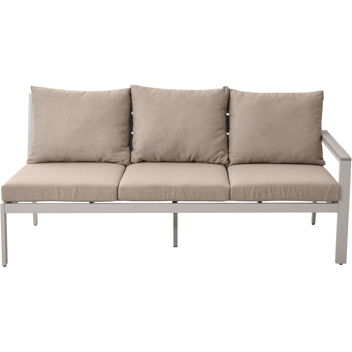 Aruba Outdoor Corner Seating Set stone beige, SO'HOME