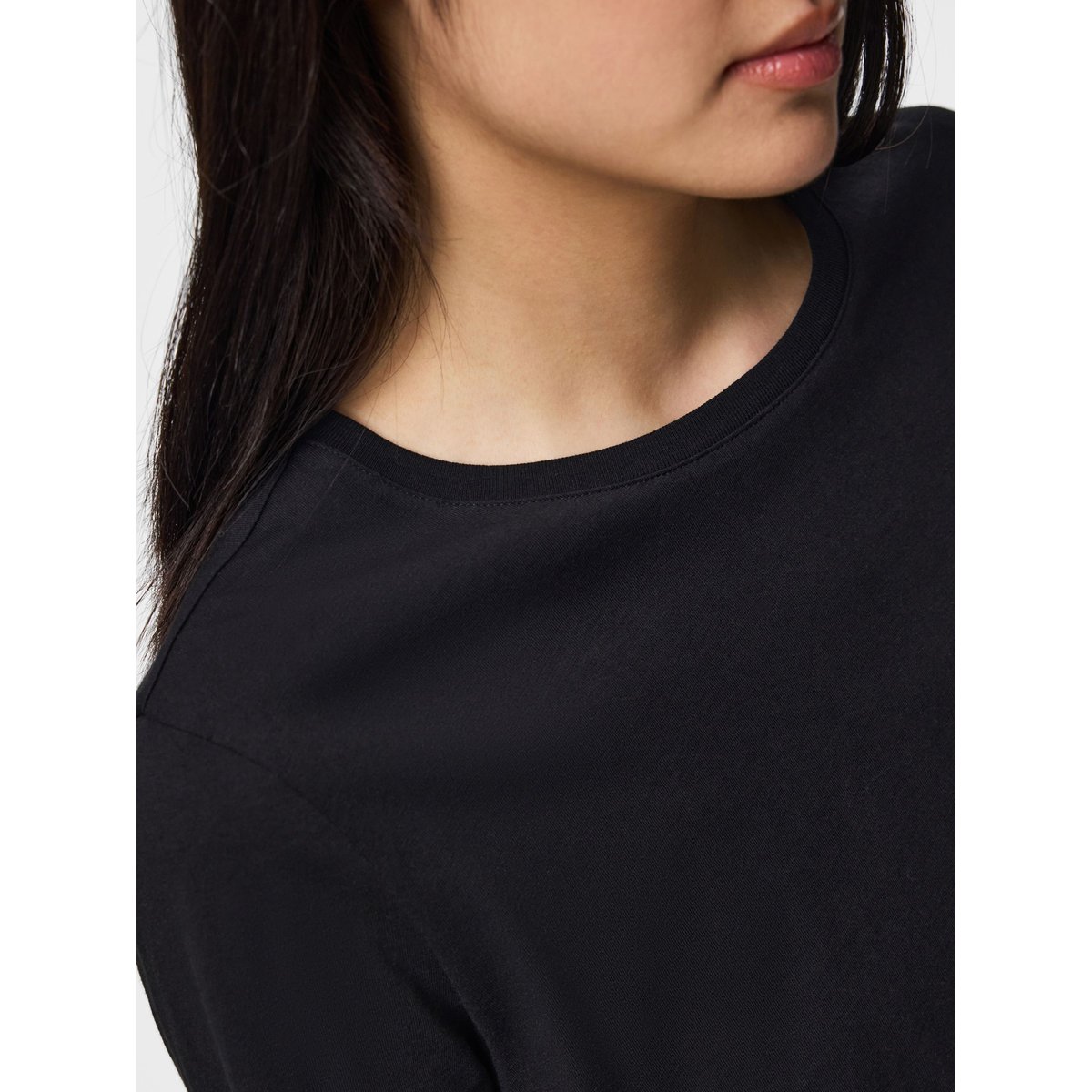 Top À Manches Longues noir - black1, PIECES