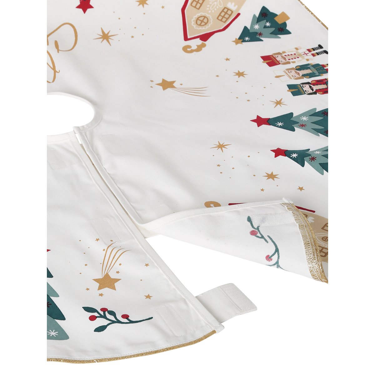 Tapis de sapin Casse-Noisette blanc, VERTBAUDET