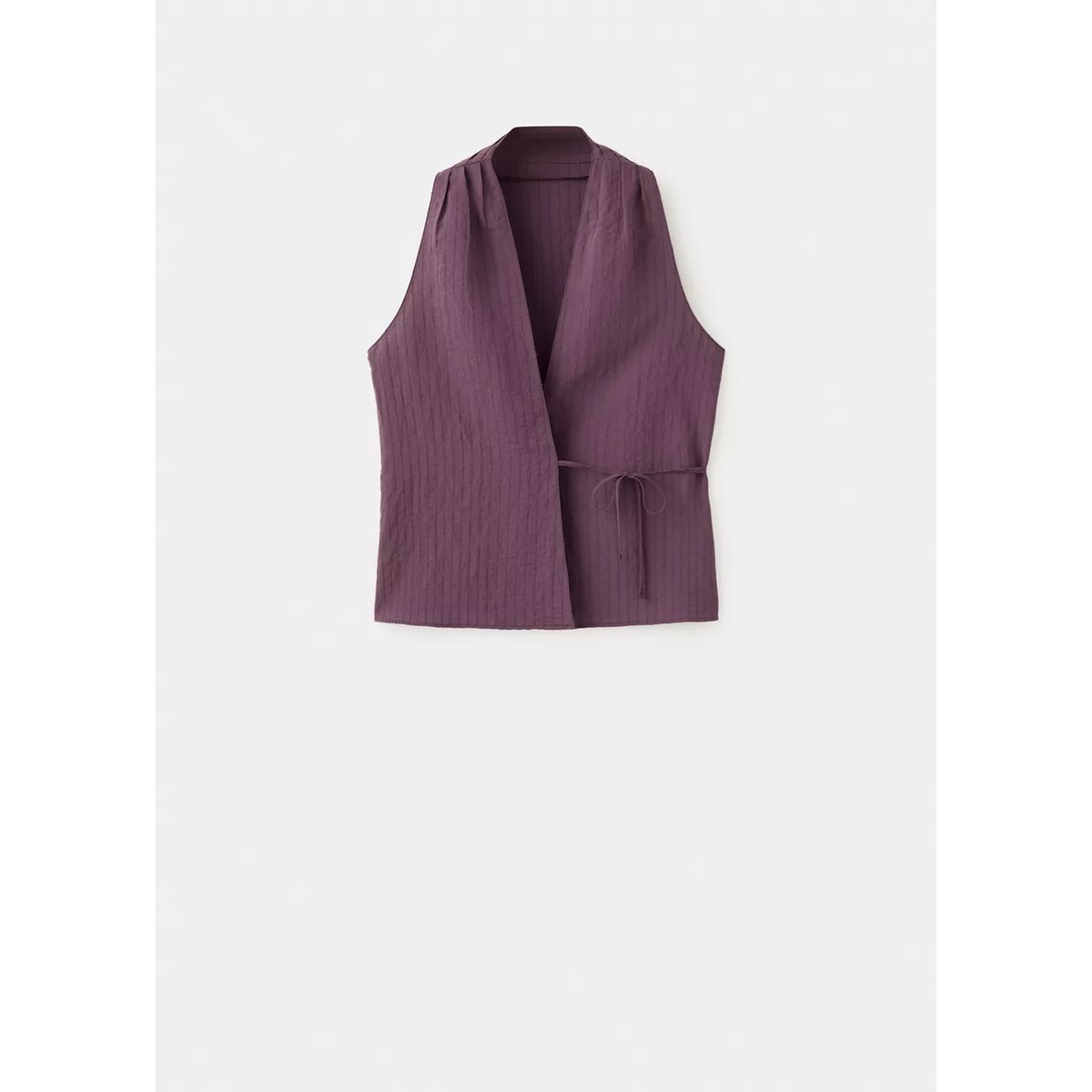 Top col V croisé violet, MANGO TEEN