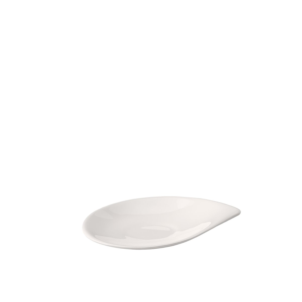 Soucoupe Tasse Moka FLOW blanc, VILLEROY & BOCH