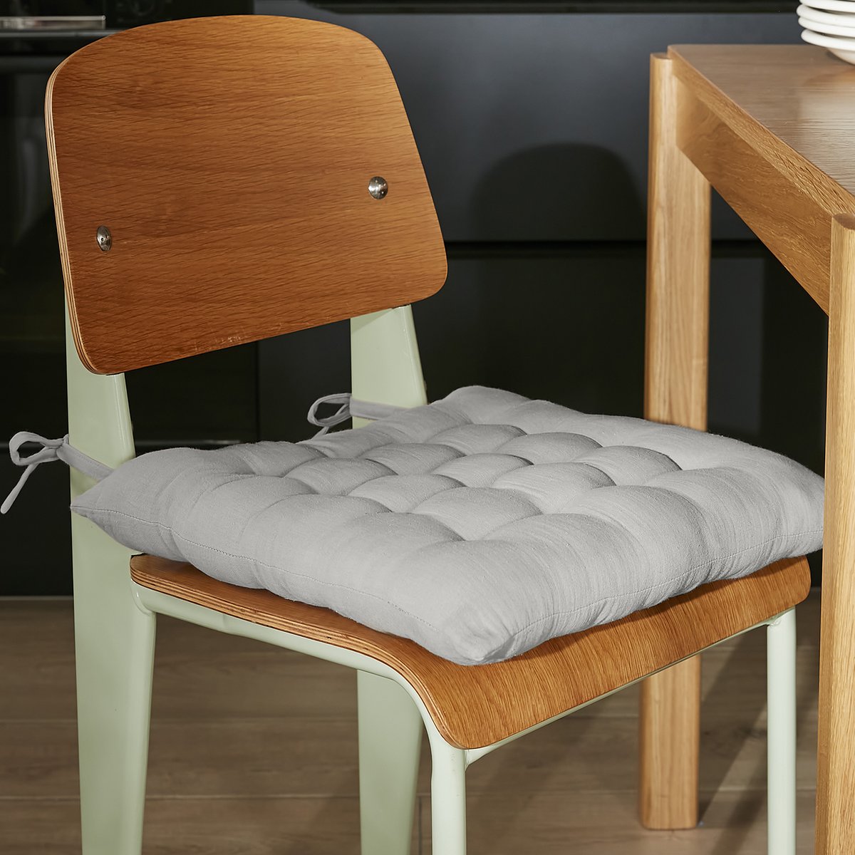 Coussin de chaise 40x40 cm Gaze de Coton Terra Nuage nuage, EDEN
