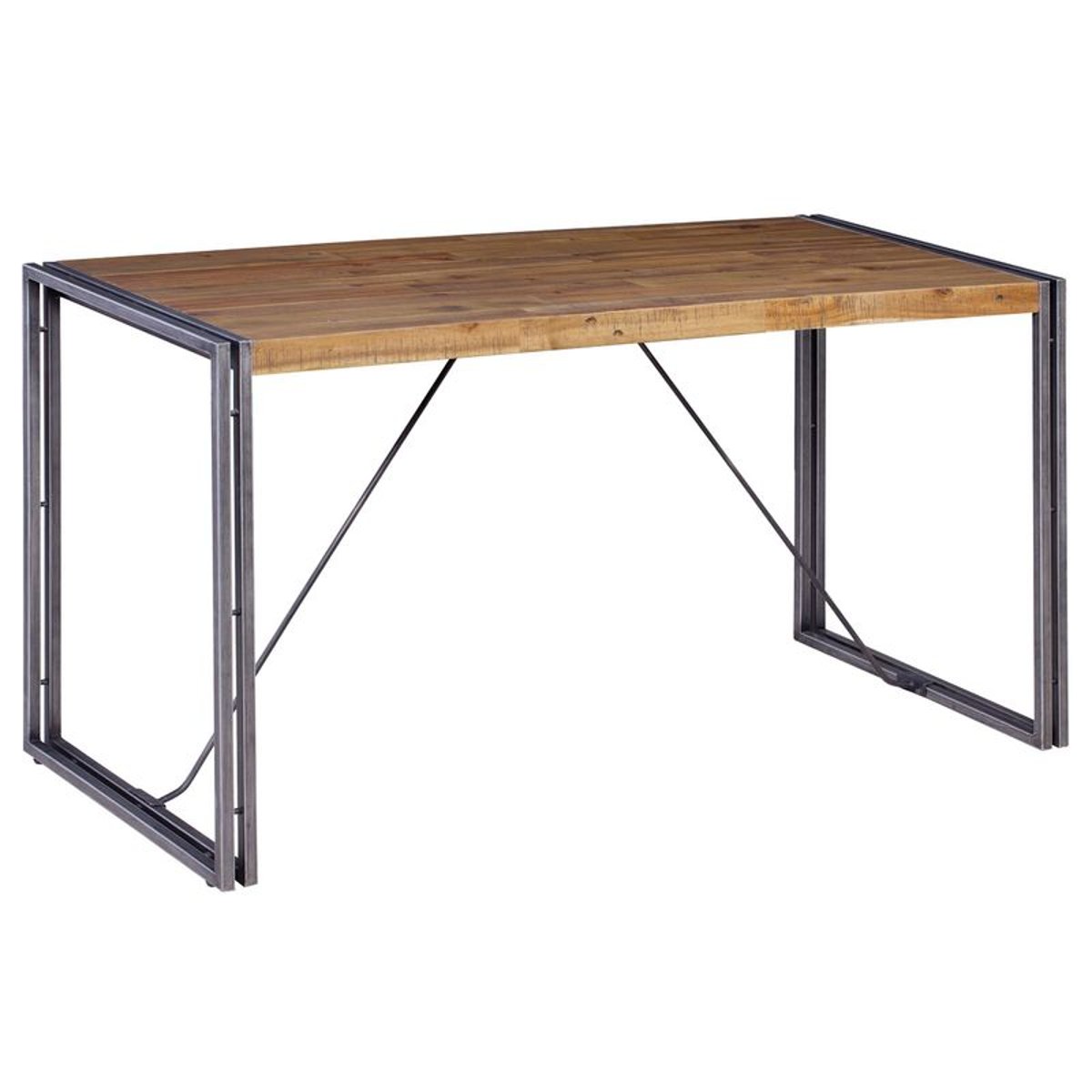 Table repas 140 cm naturel foncé, ZAGO