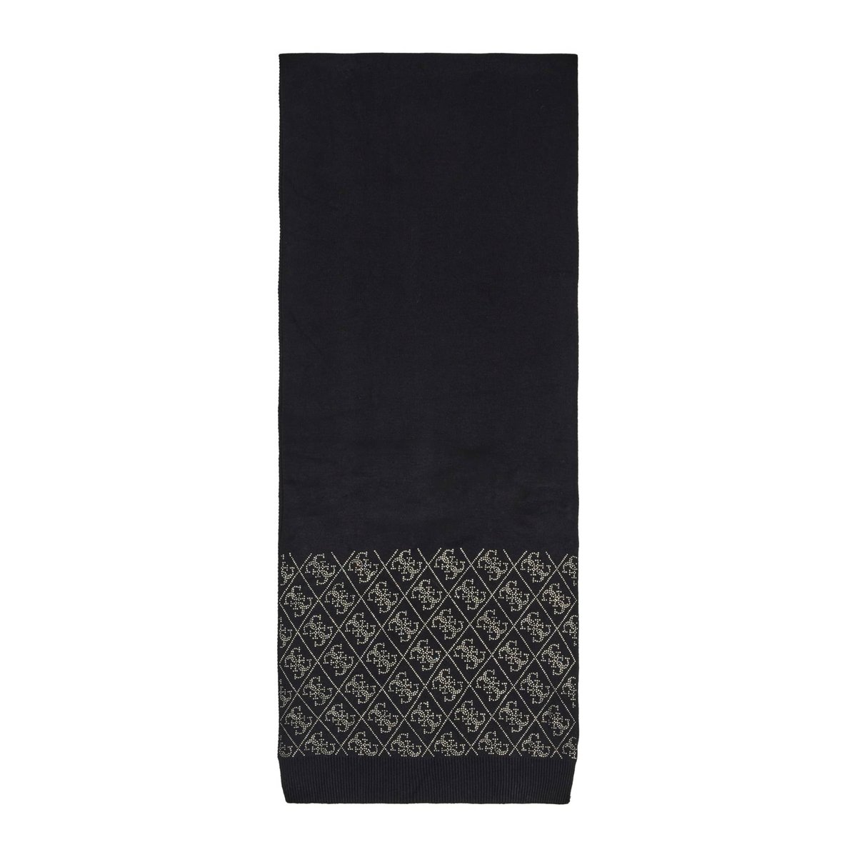 Écharpe Logo Strass noir, GUESS