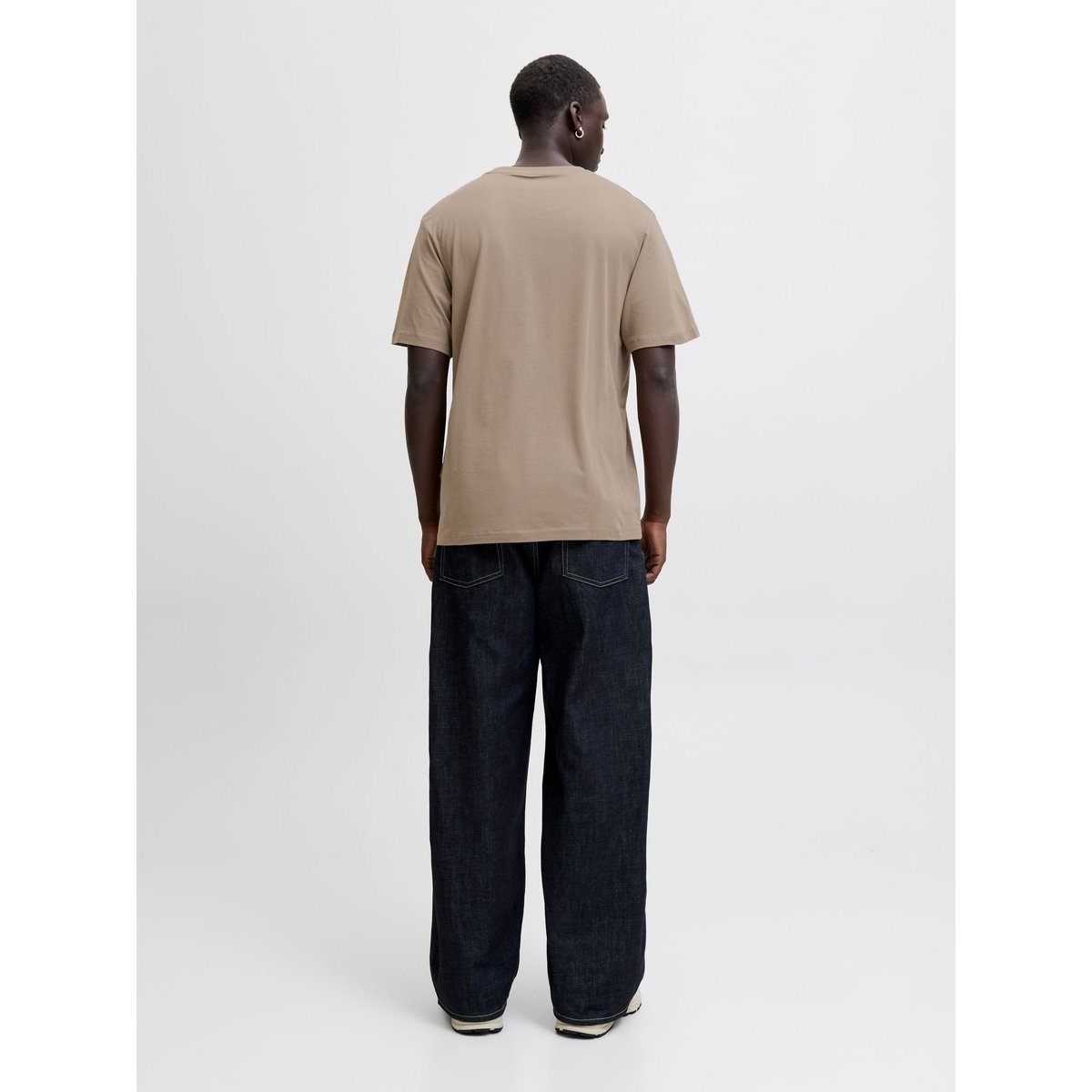 T-Shirt marron - desert taupe 1, JACK & JONES