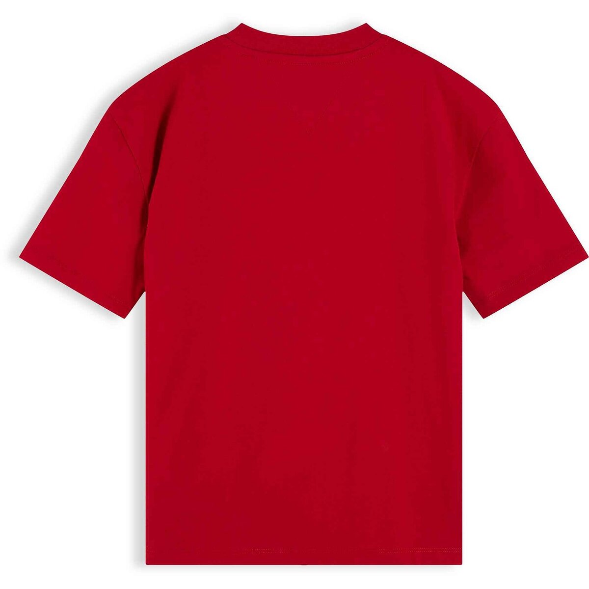 T-shirt manches courtes, logo brodé rouge, TOMMY HILFIGER