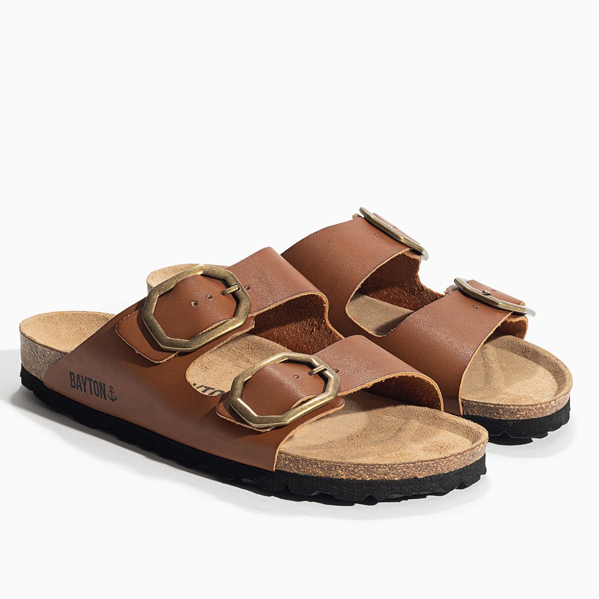 Sandales ALICANTE camel, BAYTON