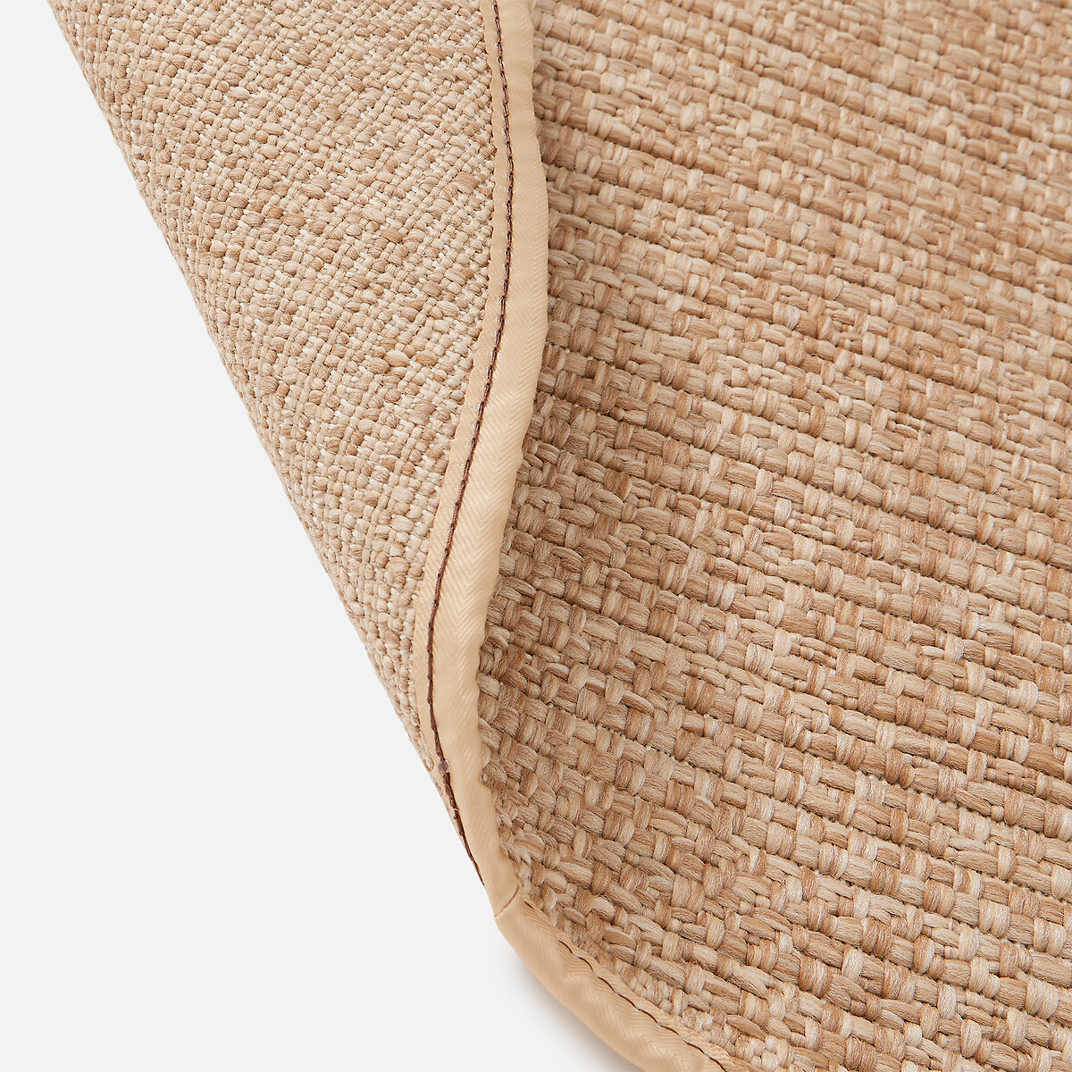 Tapis rond effet jute intérieur et extérieur, ESSENY naturel, LA REDOUTE INTERIEURS