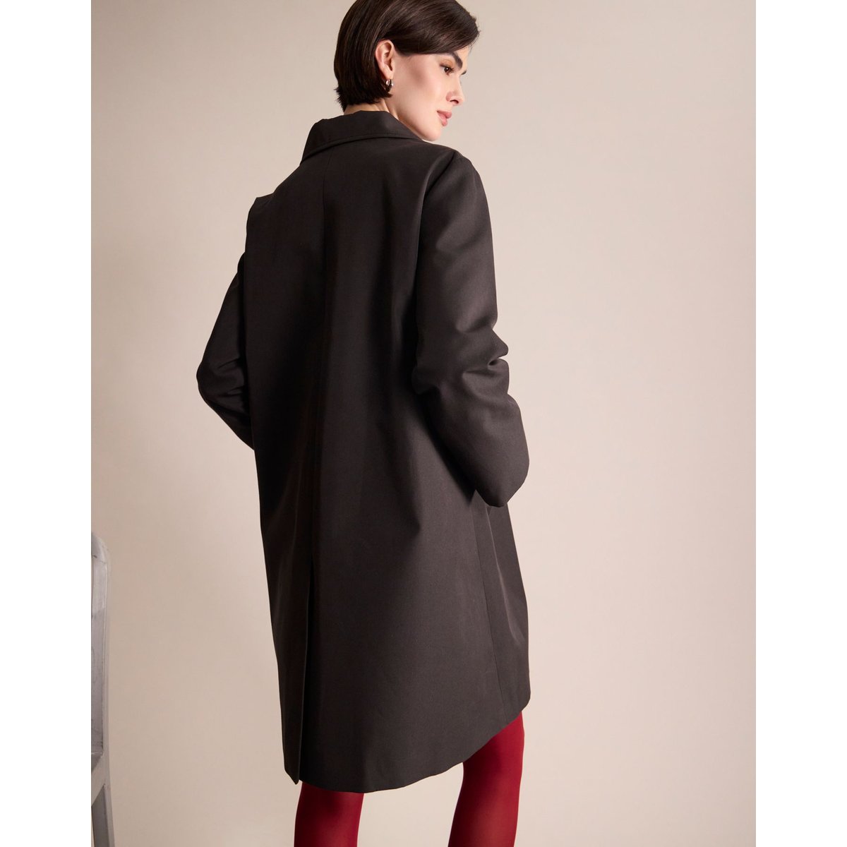 Manteau Zola noir, INES DE LA FRESSANGE PARIS