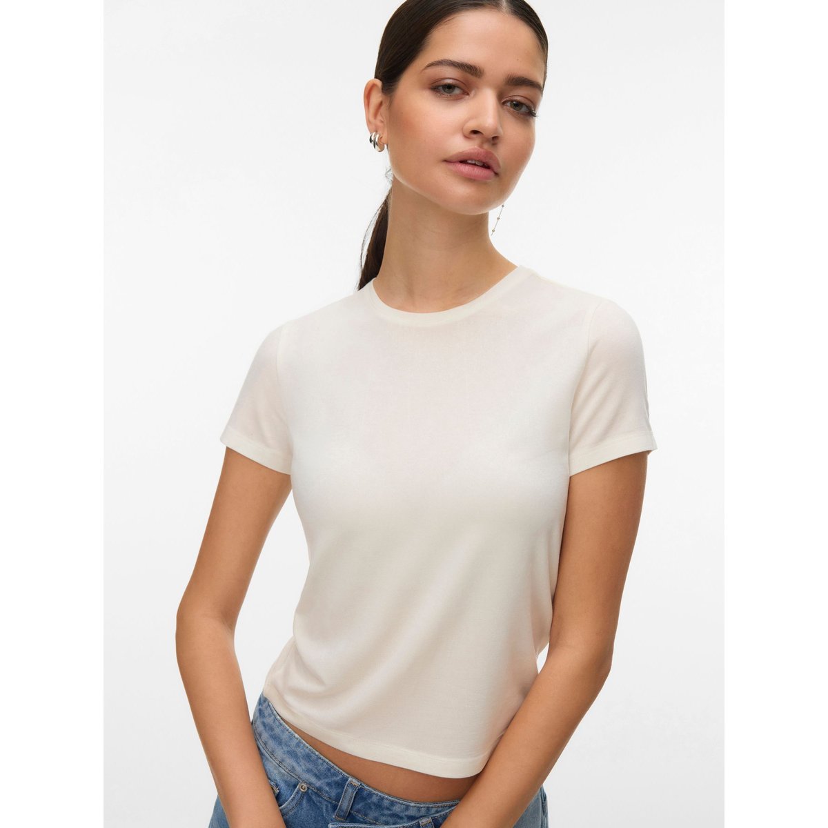 T-Shirt snow white, VERO MODA