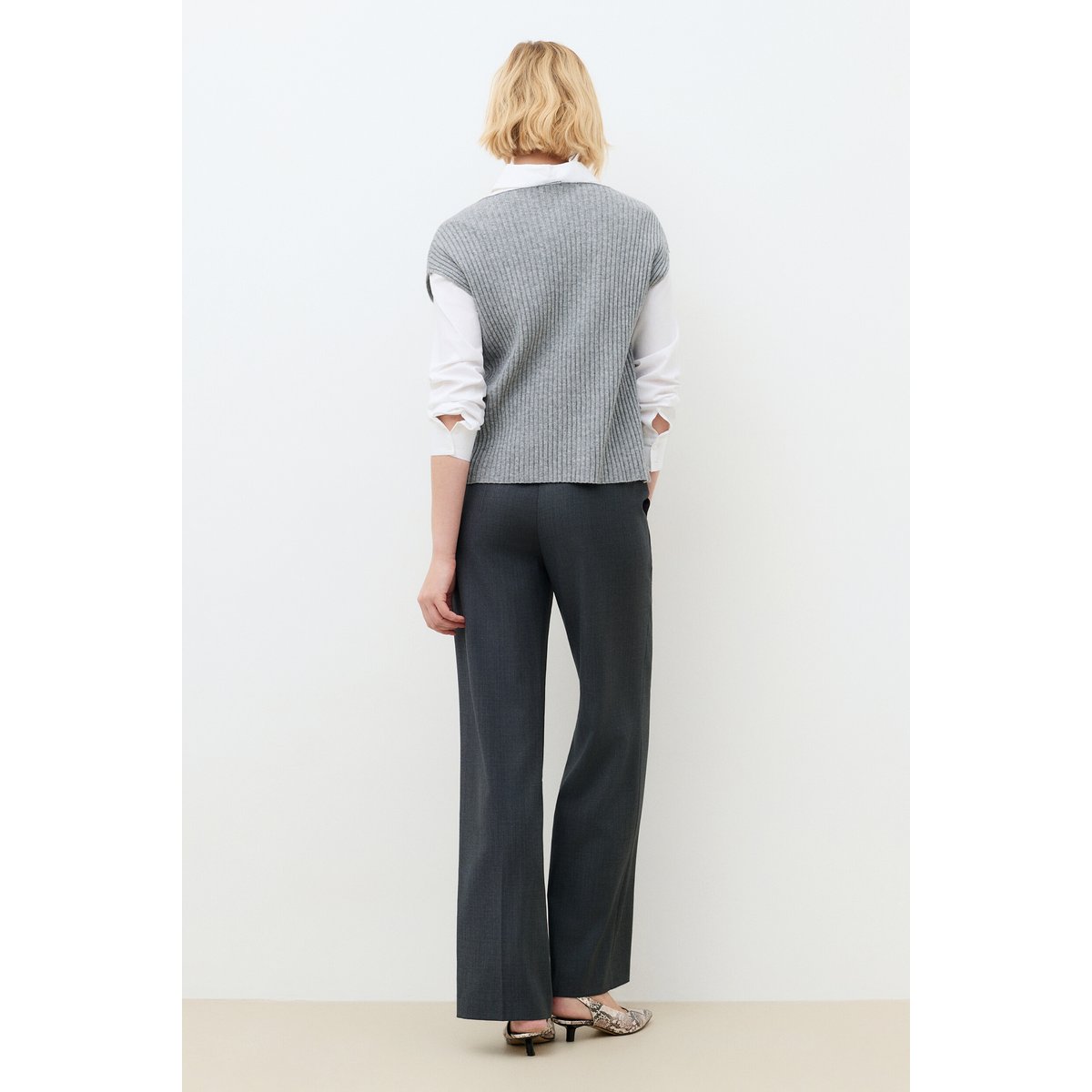 Pull ample col bateau MJUDITH gris, CAROLL