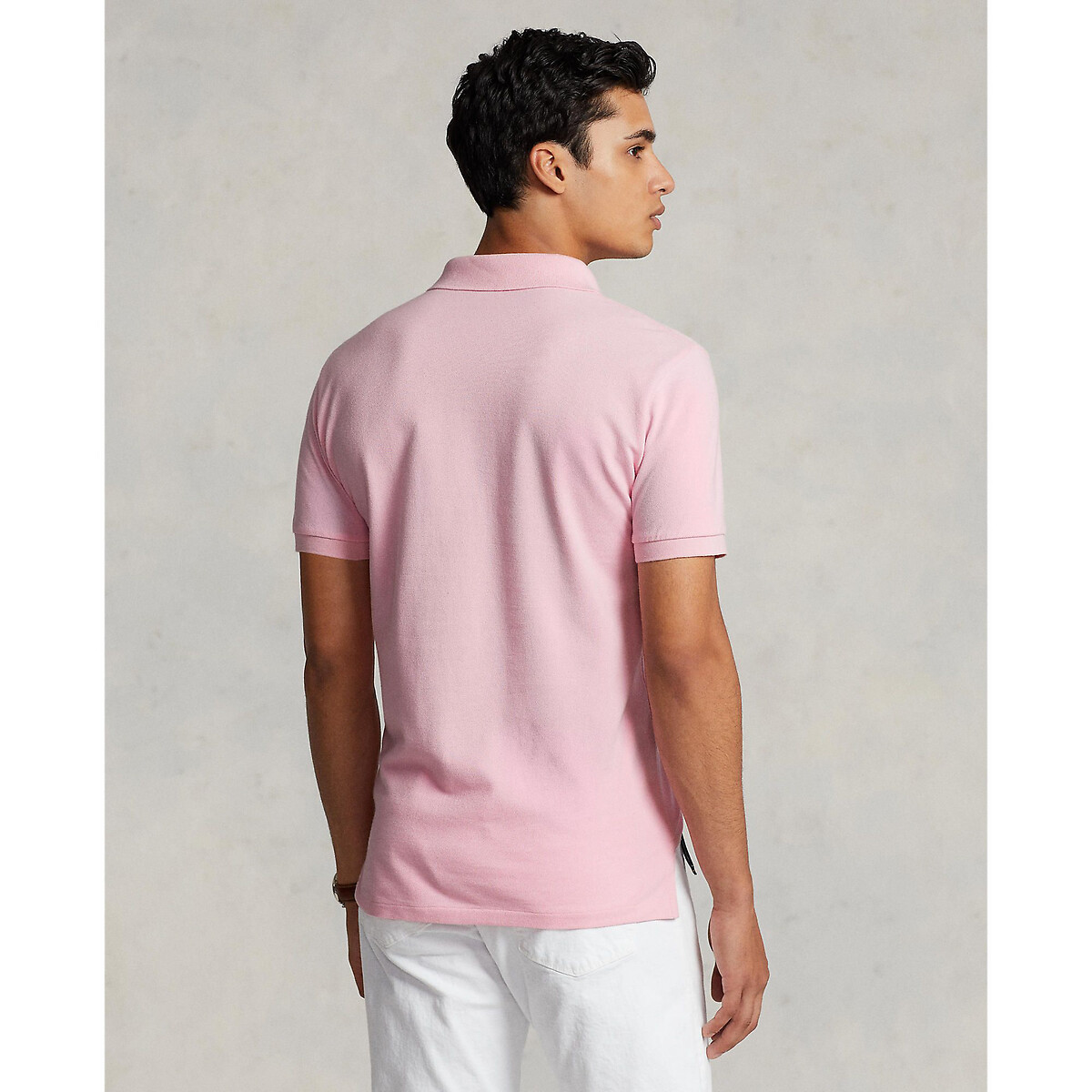 Polo cintré en coton piqué rose, POLO RALPH LAUREN