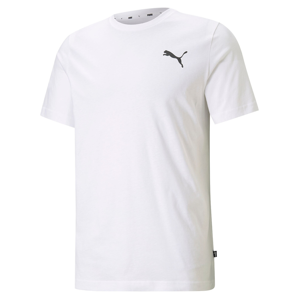 T-shirt manches courtes petit logo essentiel blanc, PUMA