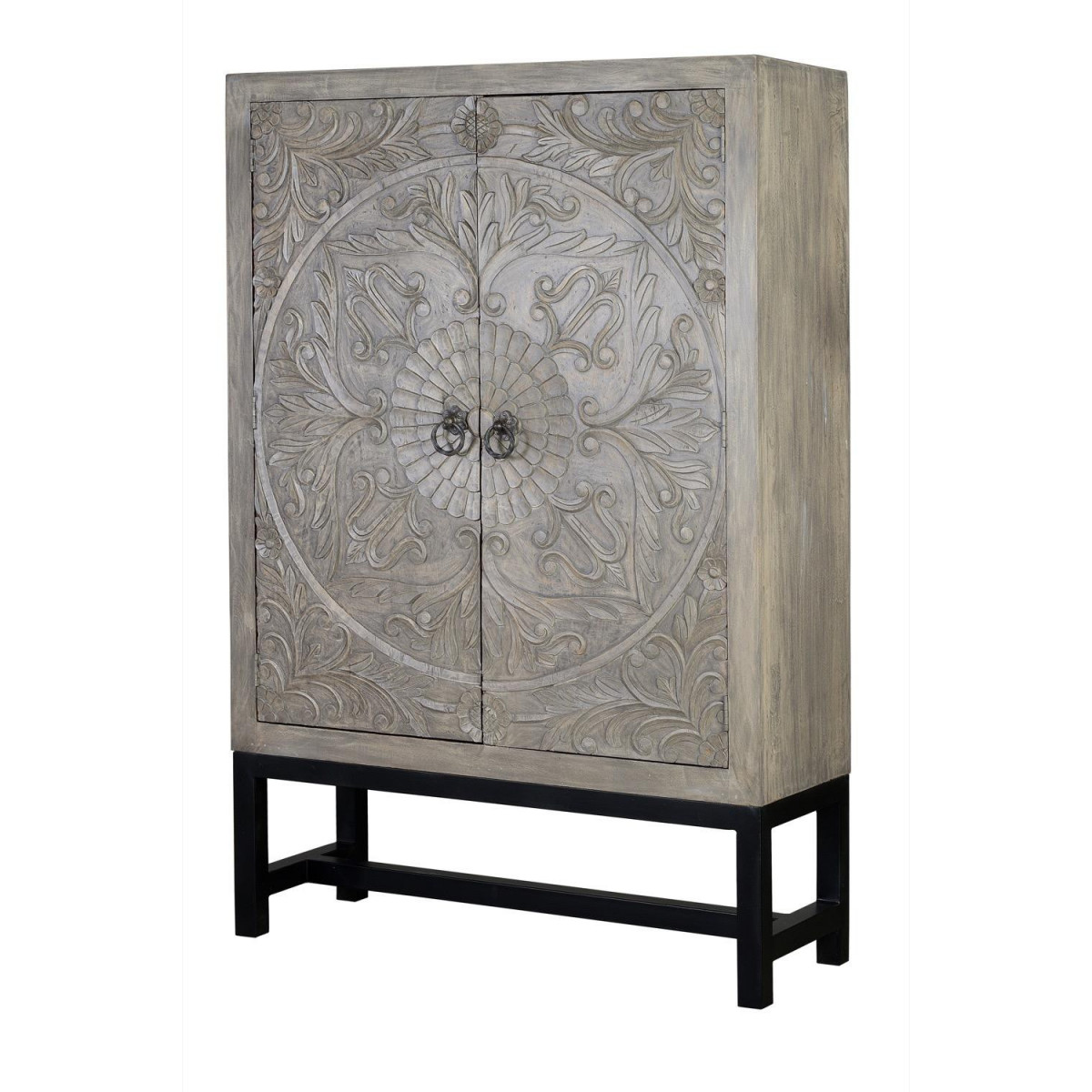 Armoire gris, DECORATION D’AUTREFOIS