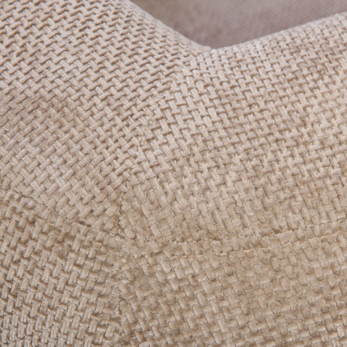 Fauteuil en tissu Bess gris, AMADEUS