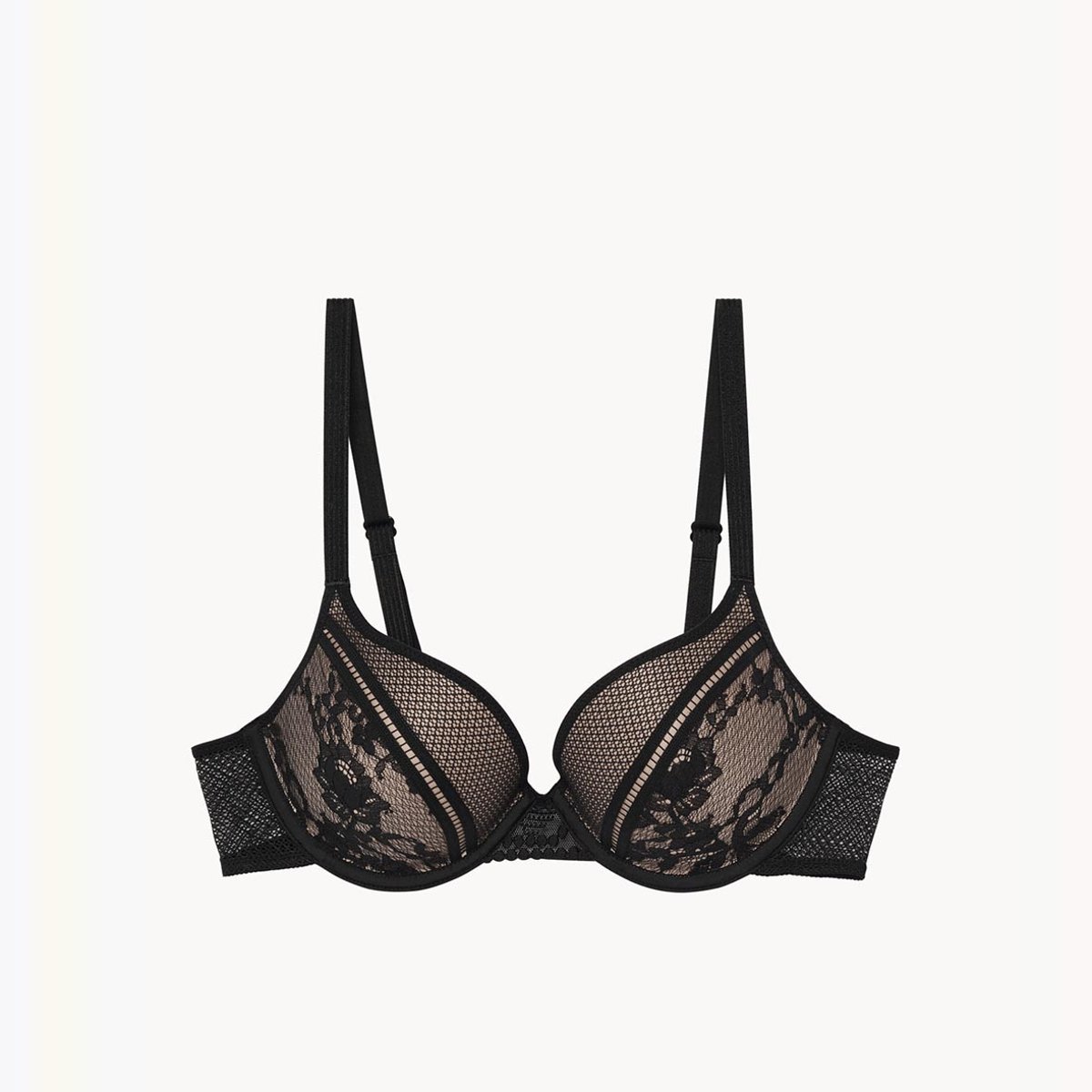 Soutien-gorge push-up OLIVIA noir, PASSIONATA