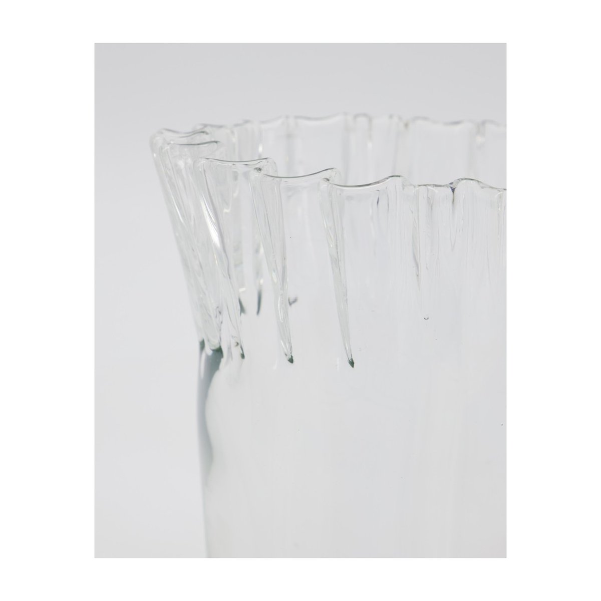 Vase en verre Fold transparent, HOUSE DOCTOR