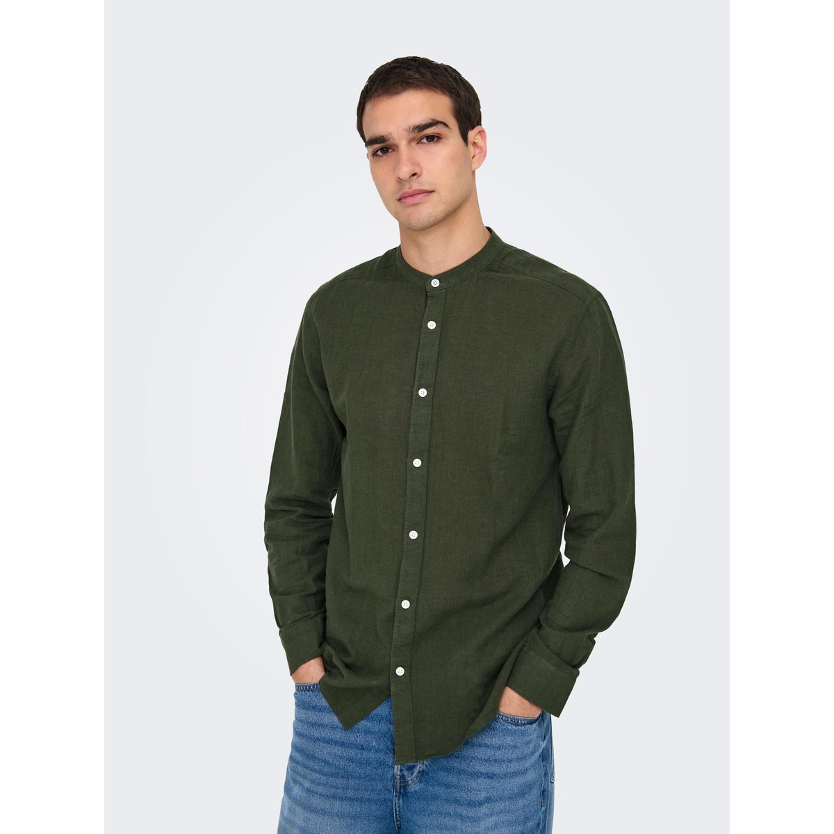 Chemise grise - kambaba, ONLY & SONS
