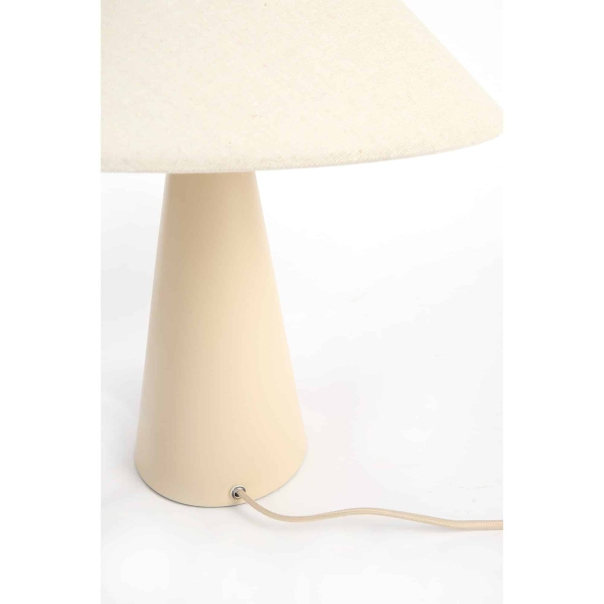 Lampe De Table Métal DOLORE sable, LIGHT & LIVING