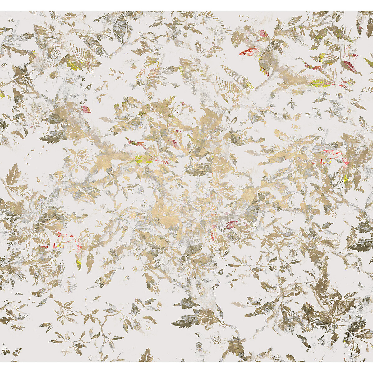 Papel de parede foto mural Golden Feathers, da Interelife multicolor, INTERELIFE
