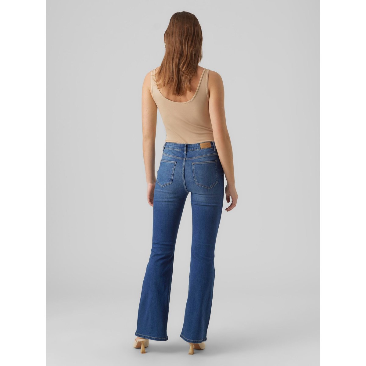 Jean Flared medium blue denim, VERO MODA