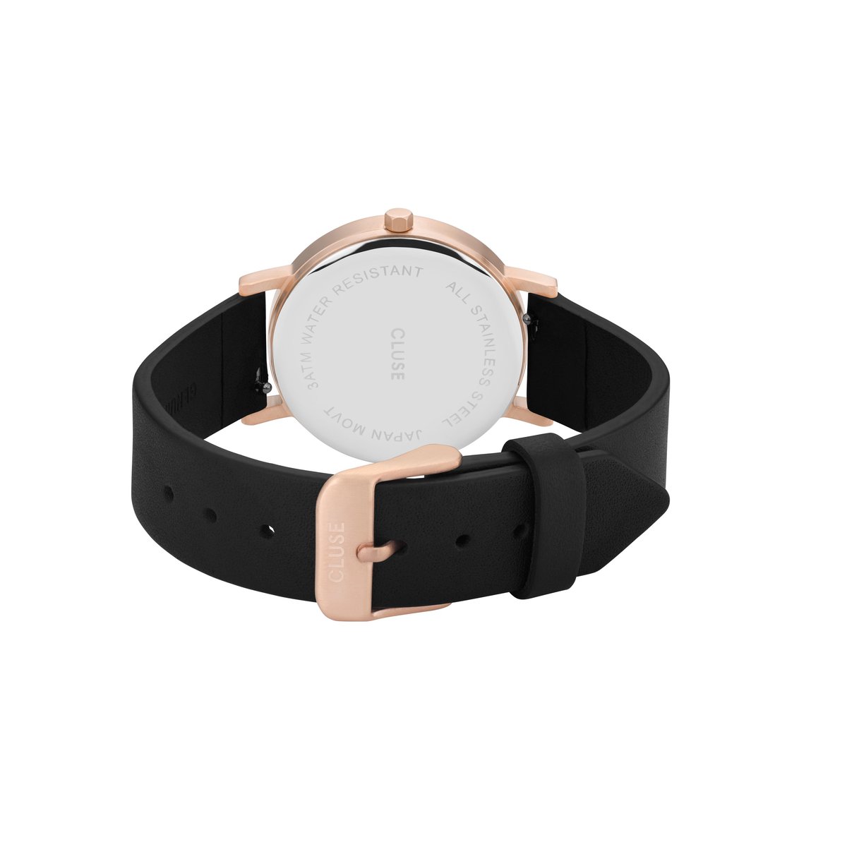 Montre Analogique LA ROCHE PETITE doré rose noir noir, CLUSE