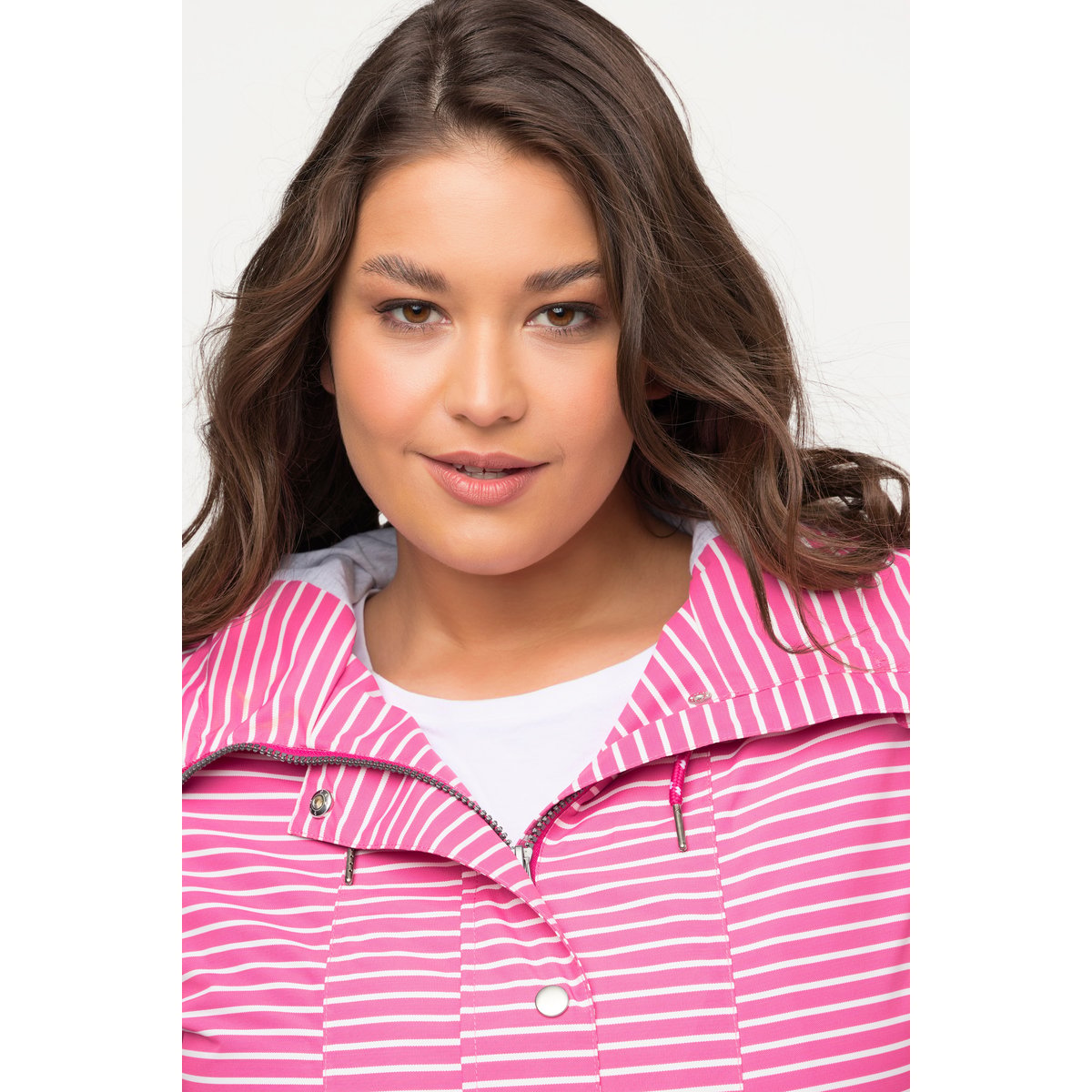 Veste technique HYPRAR à rayures rose vif fuchsia, ULLA POPKEN