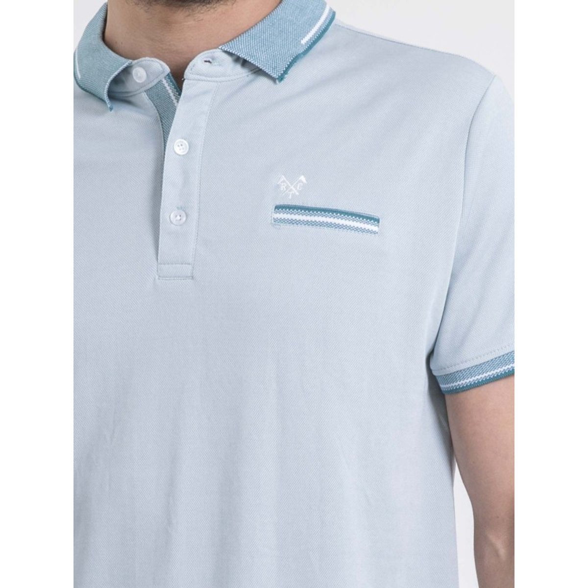 Polo Manches Courtes Poulilio bleu, RITCHIE
