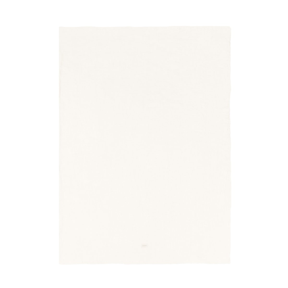 Housse de couette enfant en lin français et coton bio lavés L1N0 off white, NOBODINOZ