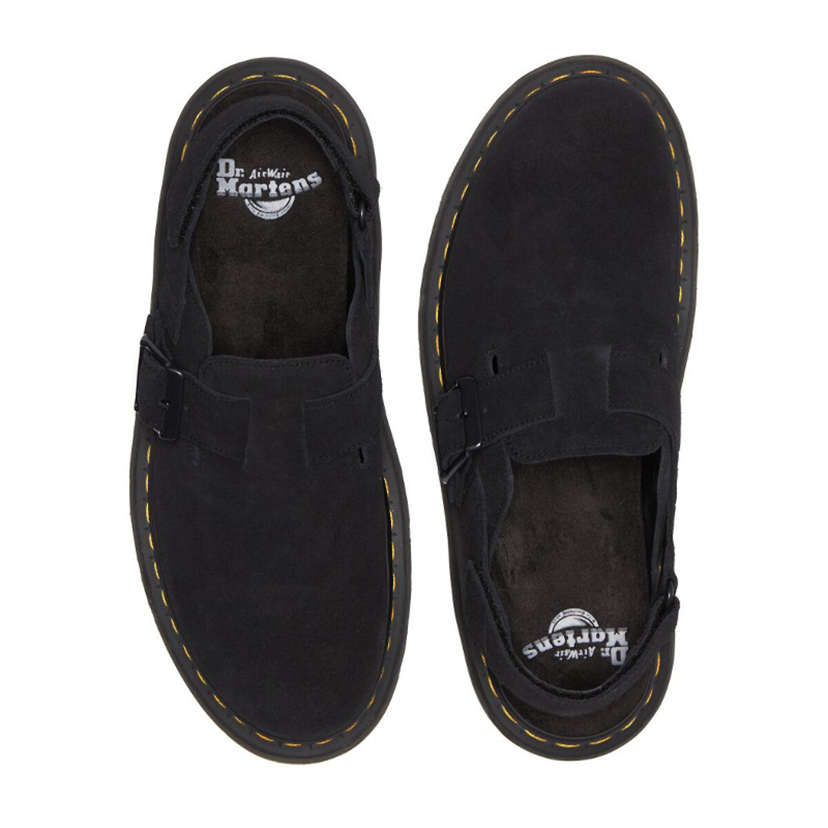 Gesloten muiltjes Jorge II in suèdeleer zwart, DR. MARTENS