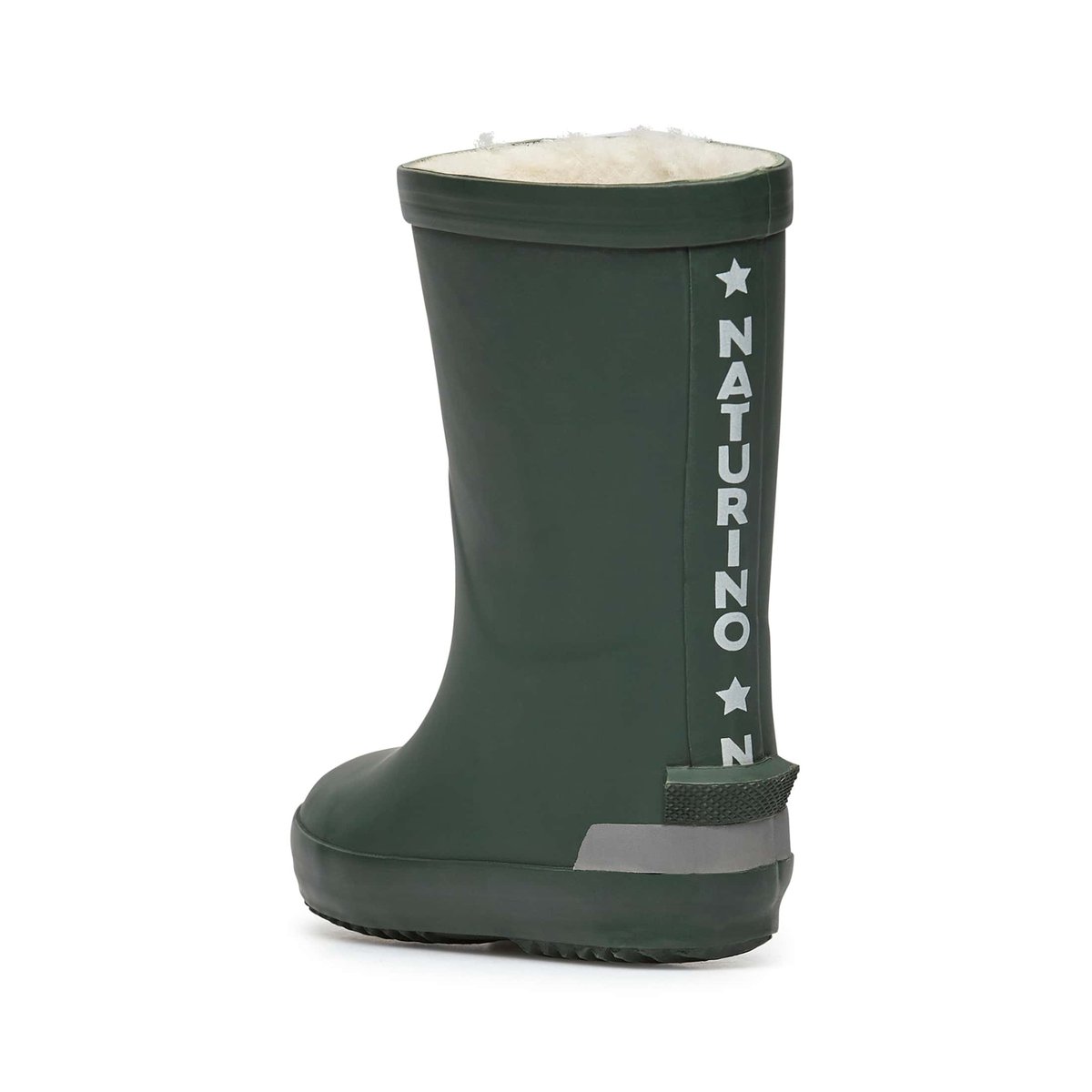 Bottes de pluie RAINBOOT WARM. vert foncé-, NATURINO