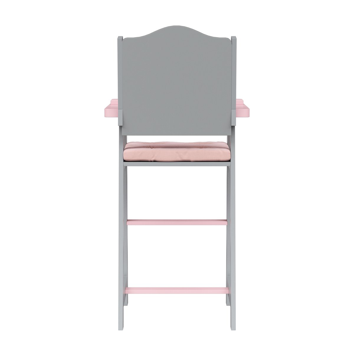 Chaise Haute Poupée avec plateau et coussin, POLKA DOTS PRINCESS rose, TEAMSON KIDS