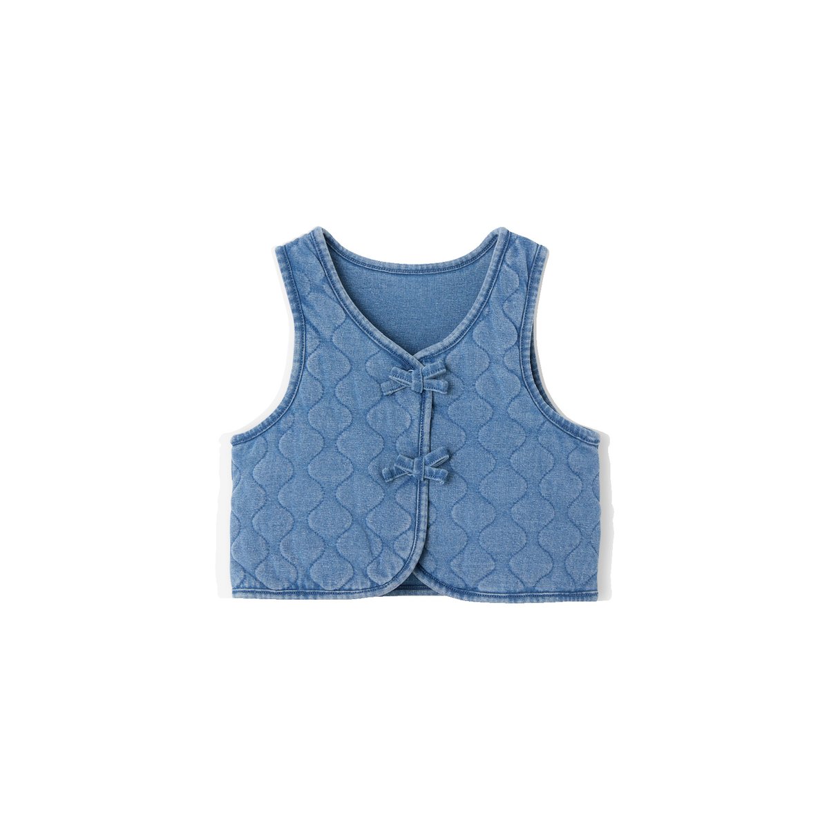 Ensemble bébé 4 pièces T-shirt + gilet + short + bandeau caramel, VERTBAUDET