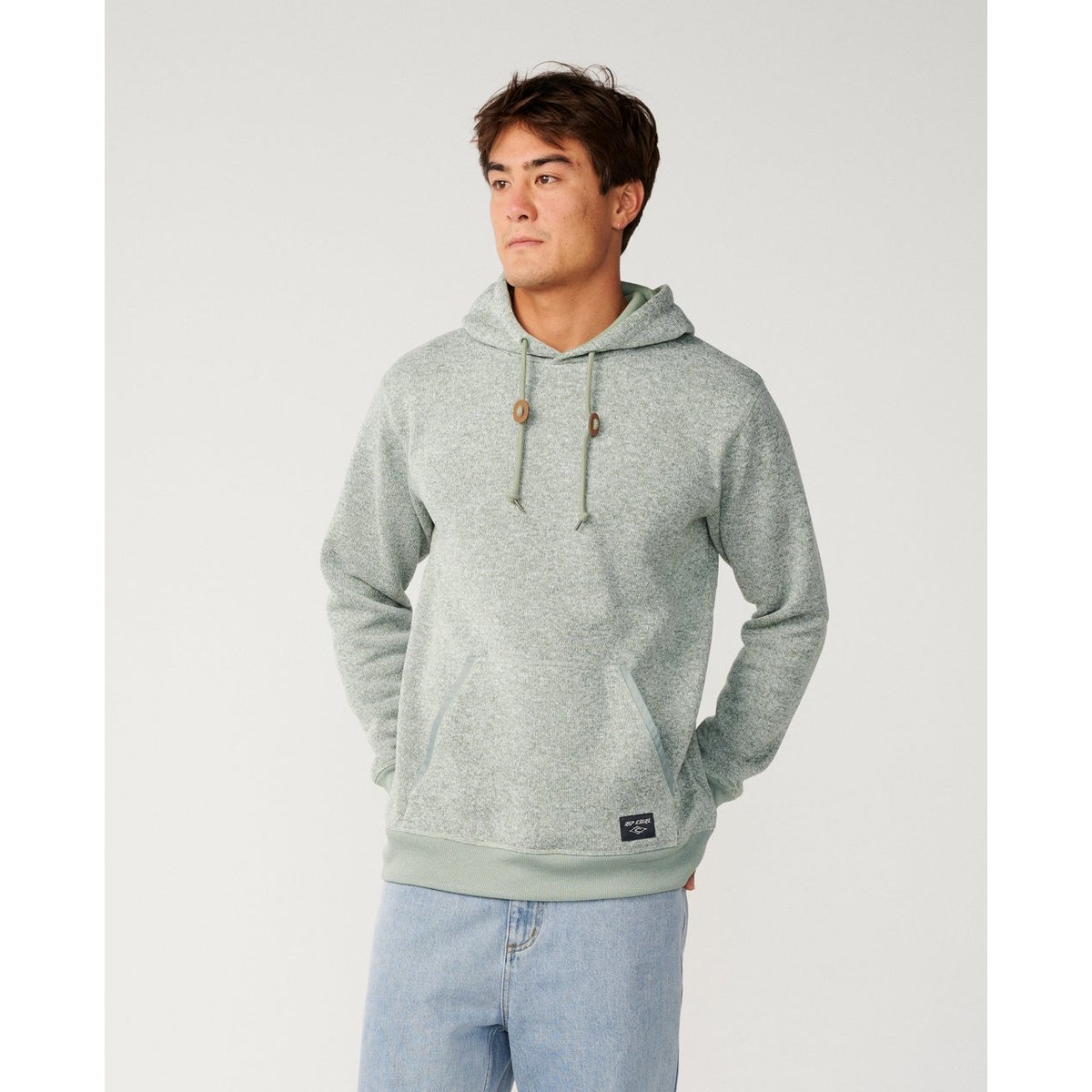 Sweat à Capuche CRESCENT sauge, RIP CURL