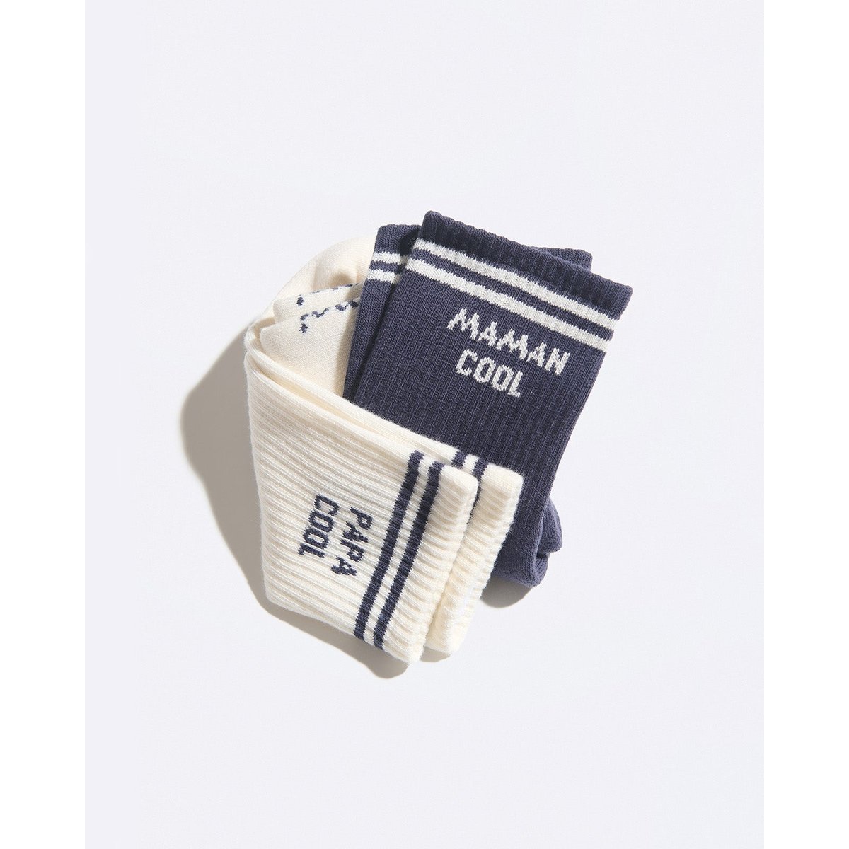 Chaussettes Mama cool bleu encre, EMOI EMOI
