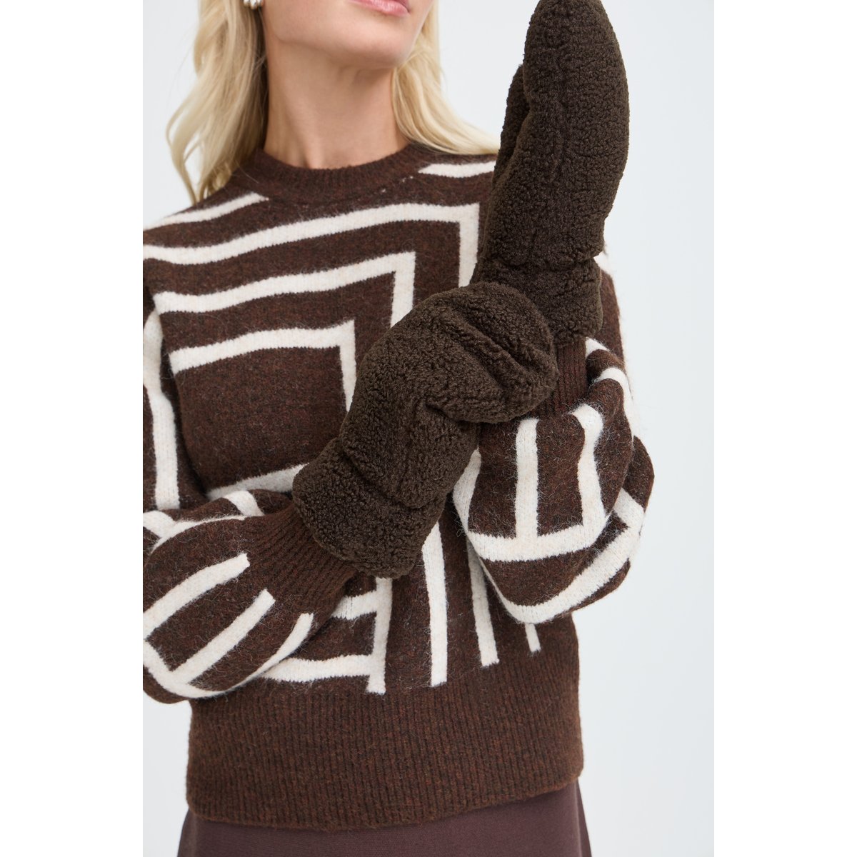 Gants marron java, B.YOUNG