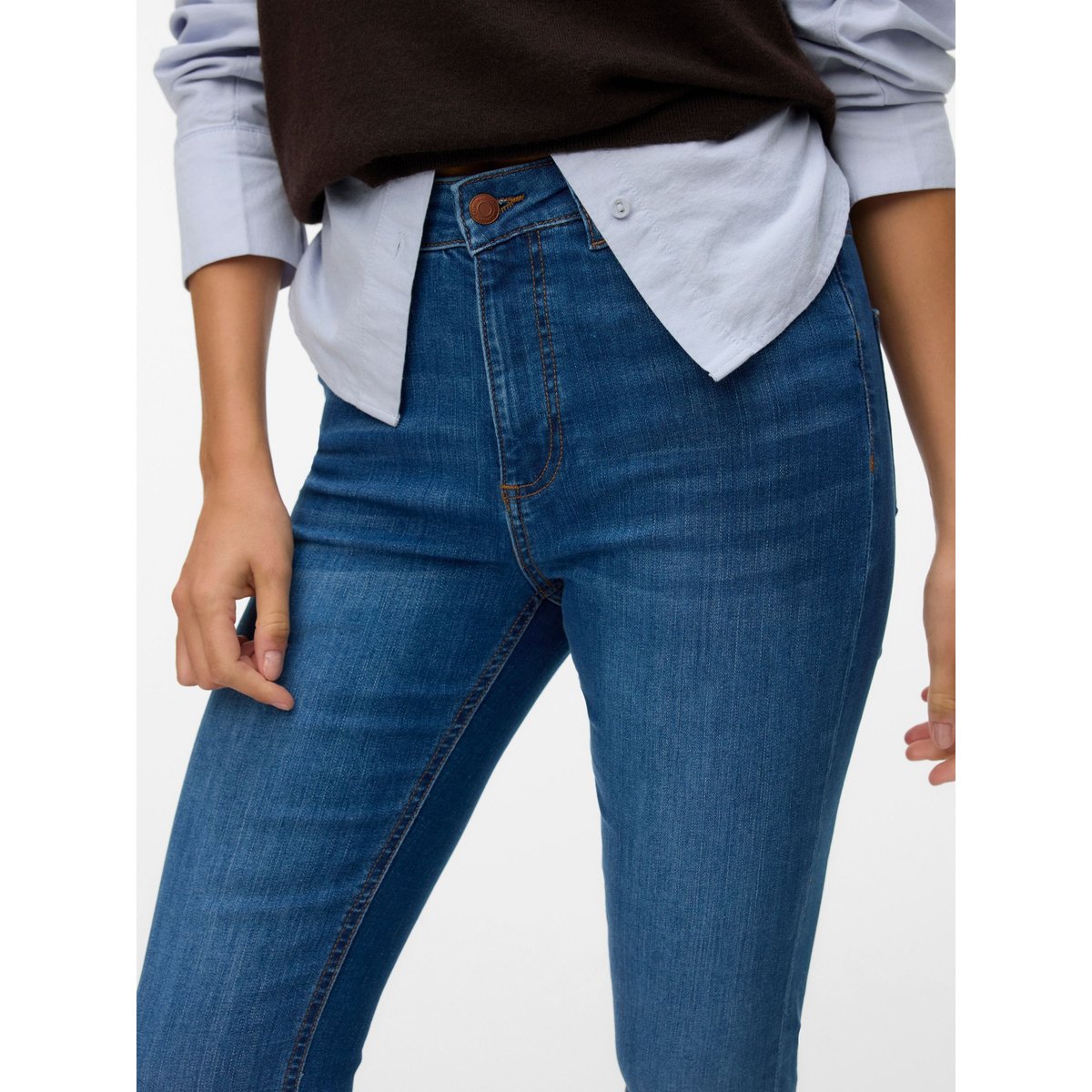 Jean Flared medium blue denim, VERO MODA