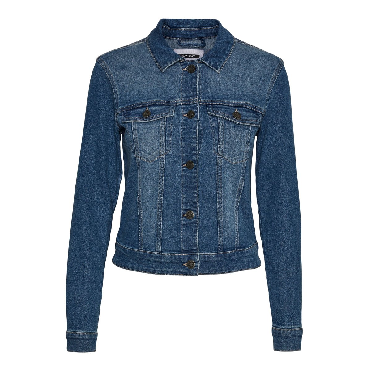 Veste en jean boutonnée medium blue denim, NOISY MAY