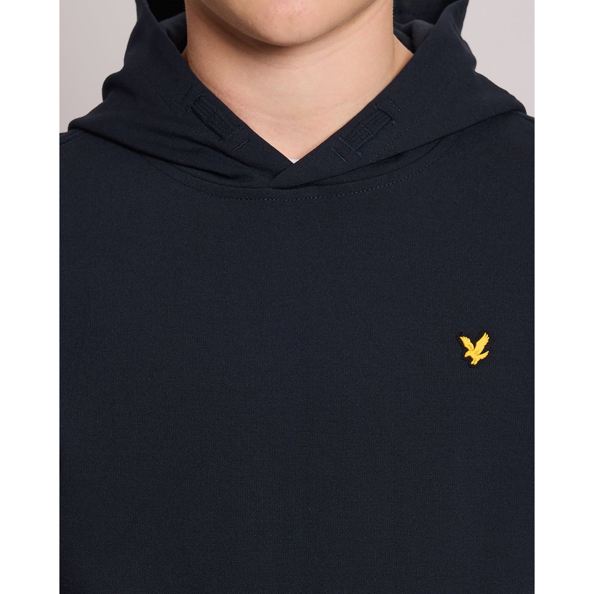 Sweat à capuche Sports en polaire grattée bleu foncé marine, LYLE & SCOTT