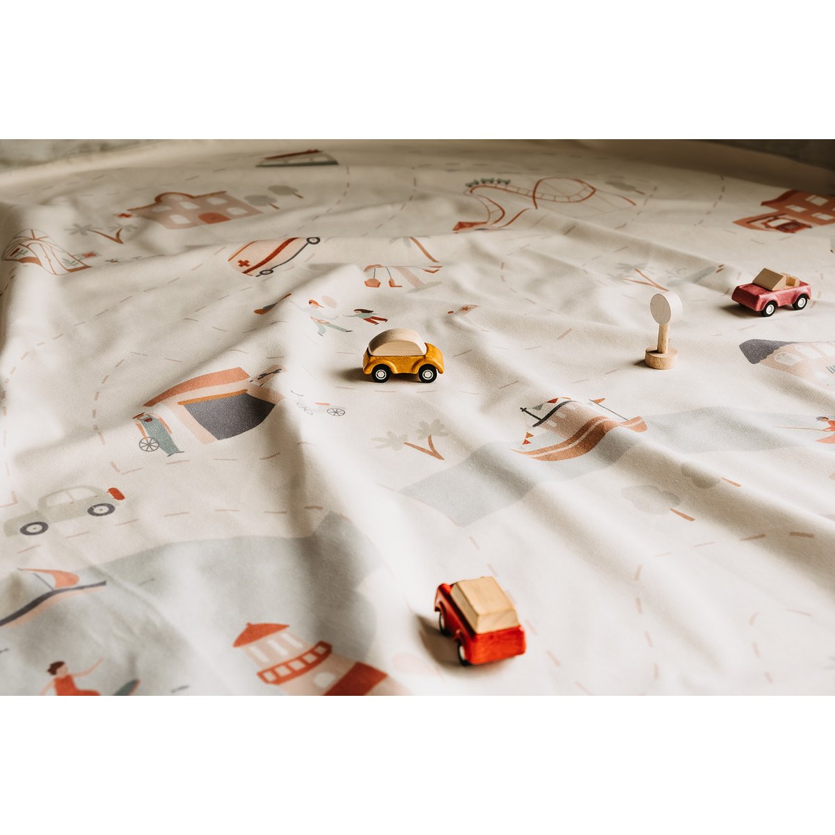 play&go - tapis de jeu & sac à jouets - citymap multicolor, PLAY ET GO