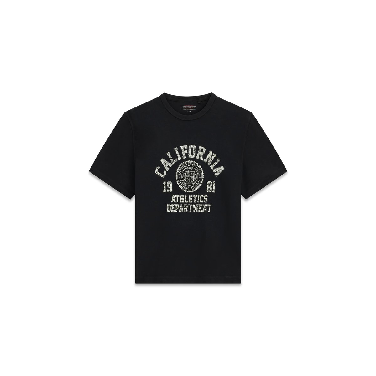 T-Shirt Avec Logo Imprimé noir, GUESS