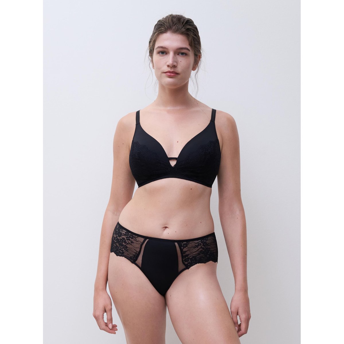 Soutien-gorge sans armature CRUSH noir, CHANTELLE PULP