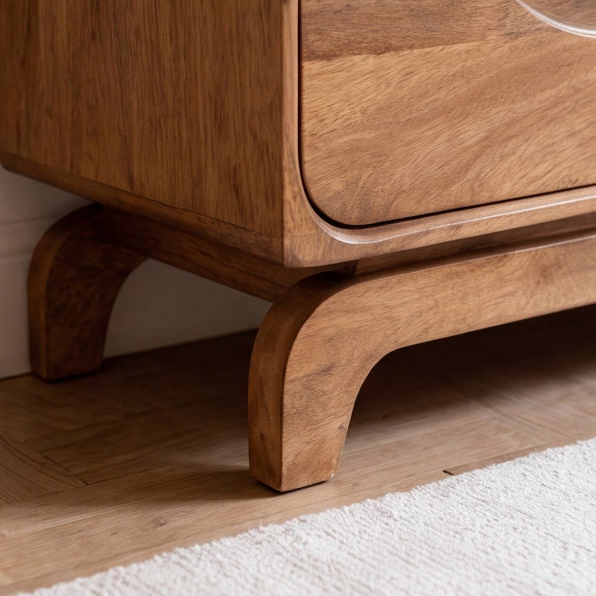 Commode en bois de manguier COLETTE bois clair, MADE IN MEUBLES 