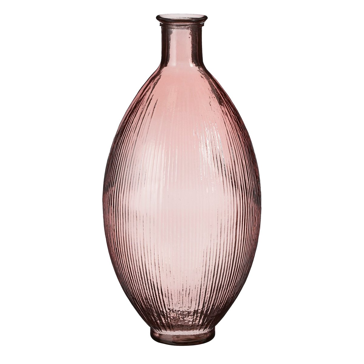 Bouteille décorative H59 cm FIRENZA rose pâle, MICA DECORATIONS