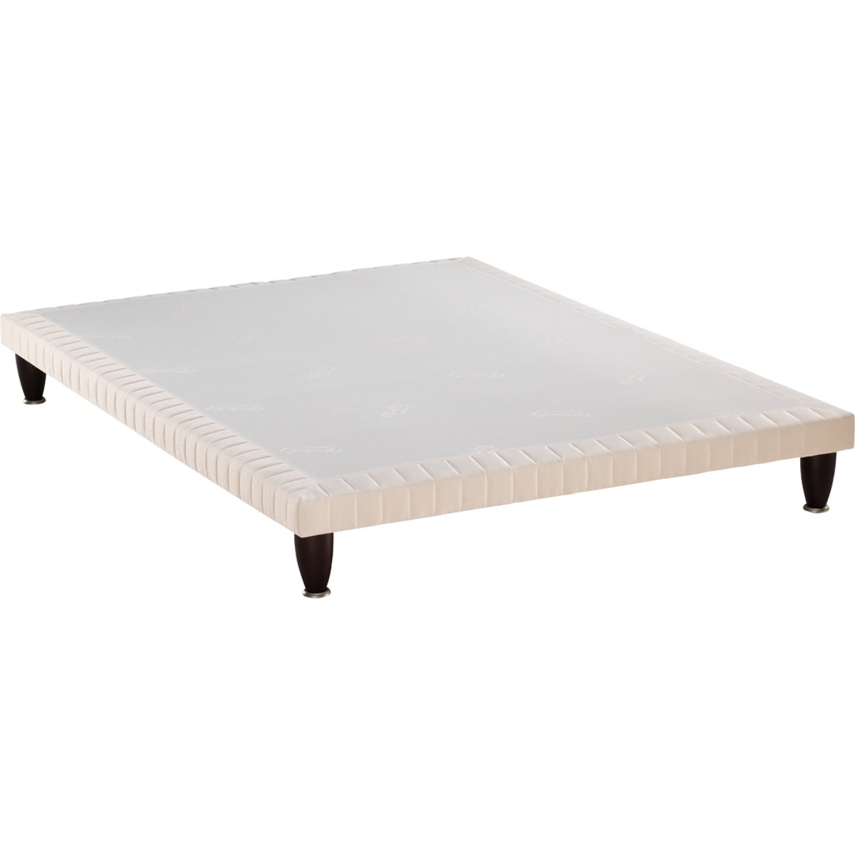 Sommier tapissier extra plat, 10cm blanc, EPEDA