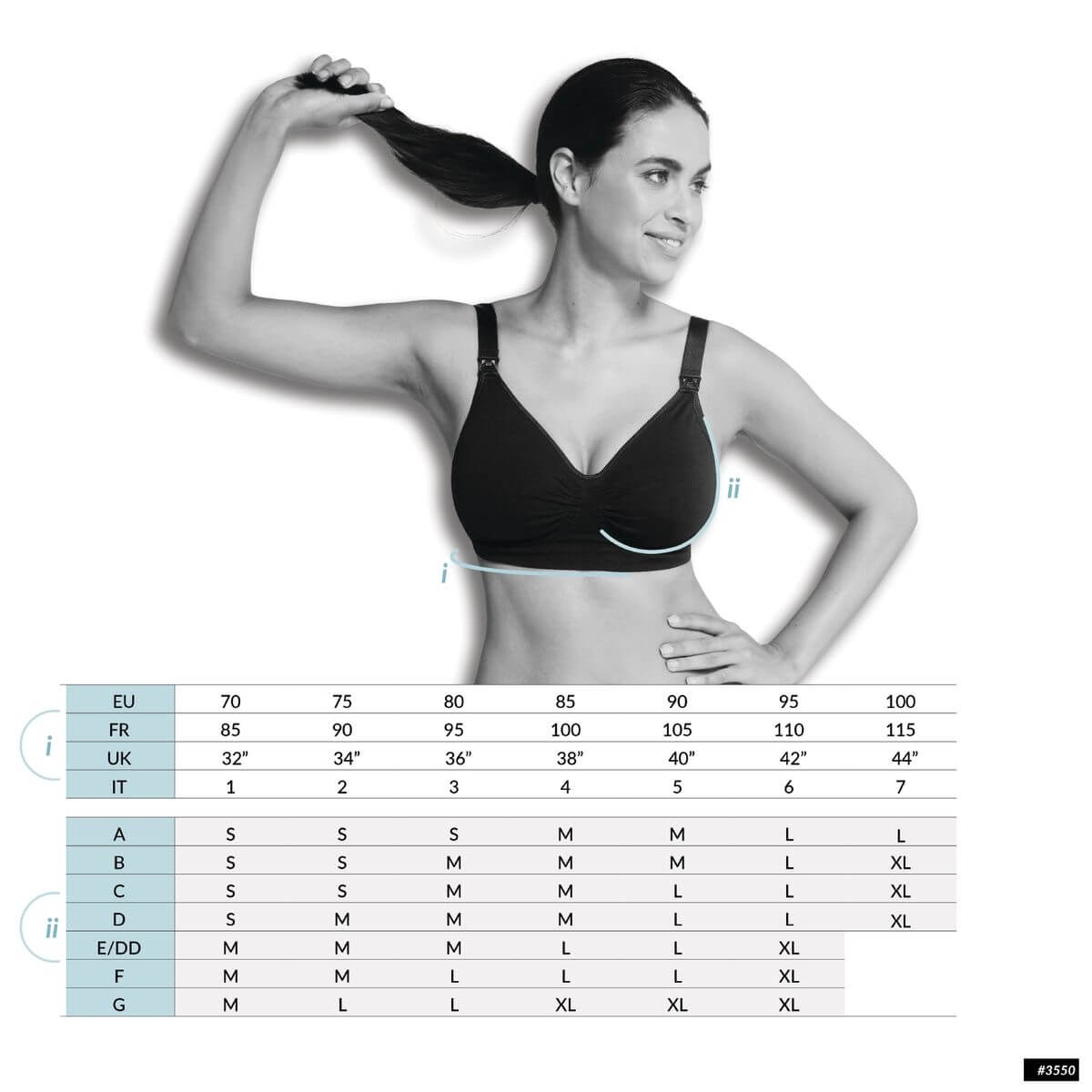 Brassière de grossesse sans couture noir taille S noir, CARRIWELL