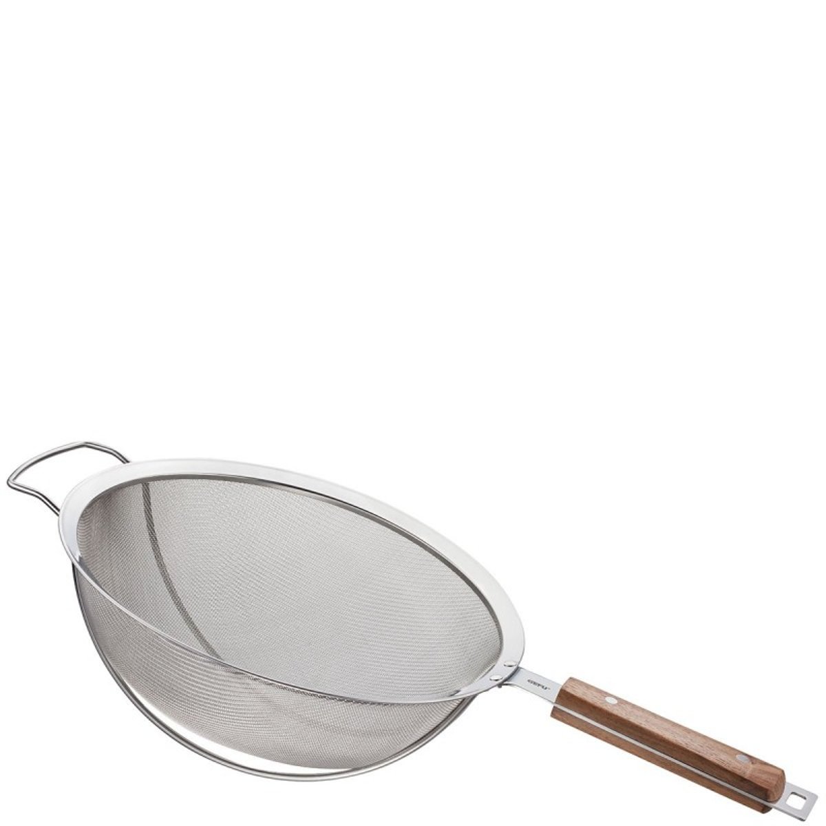 Passoire avec manche en bois passo - 24 cm couleur unique, GEFU