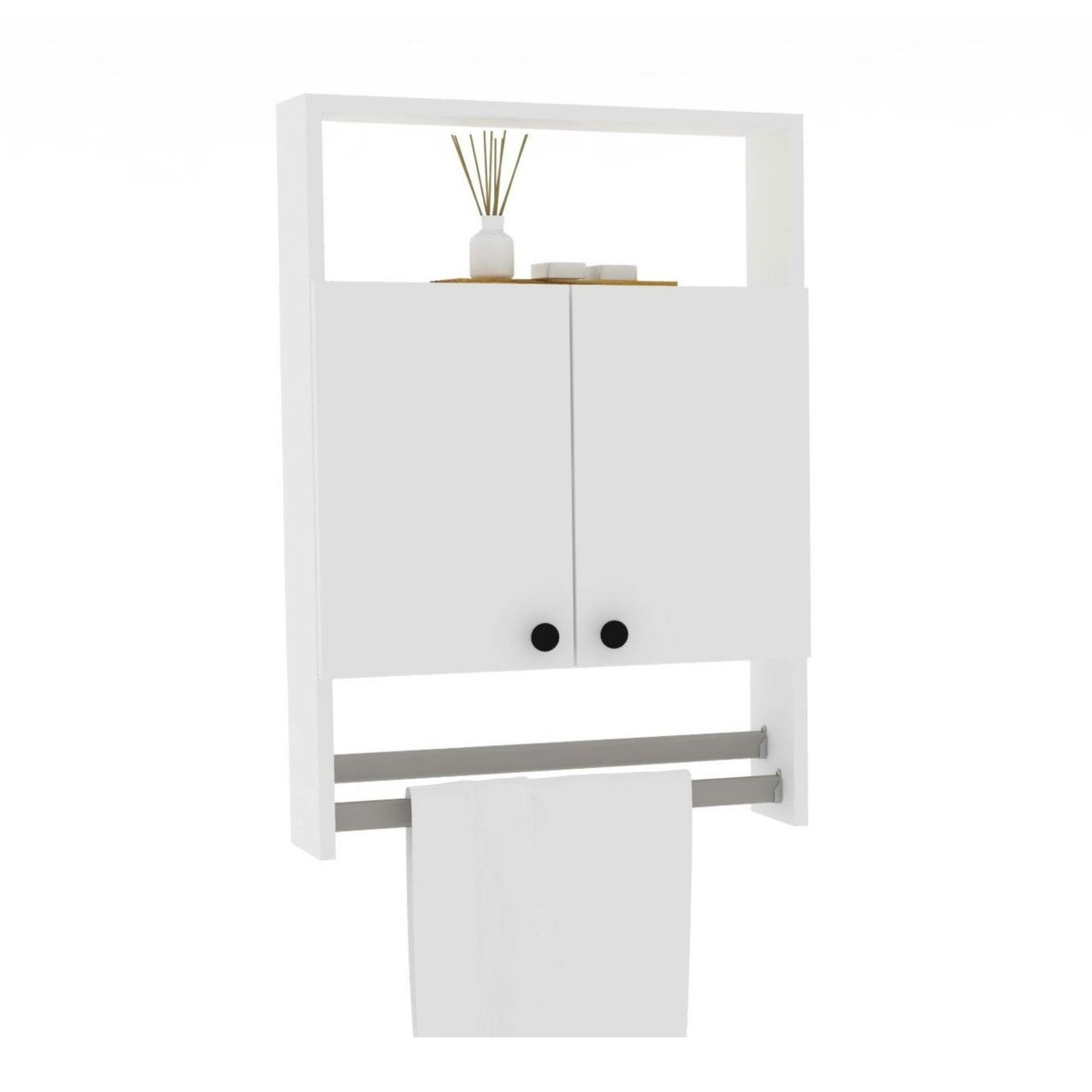 Armoire murale de salle de bains MARFA blanc, PIER IMPORT