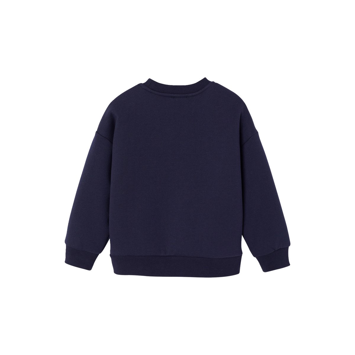 Sweat col rond marine, VERTBAUDET